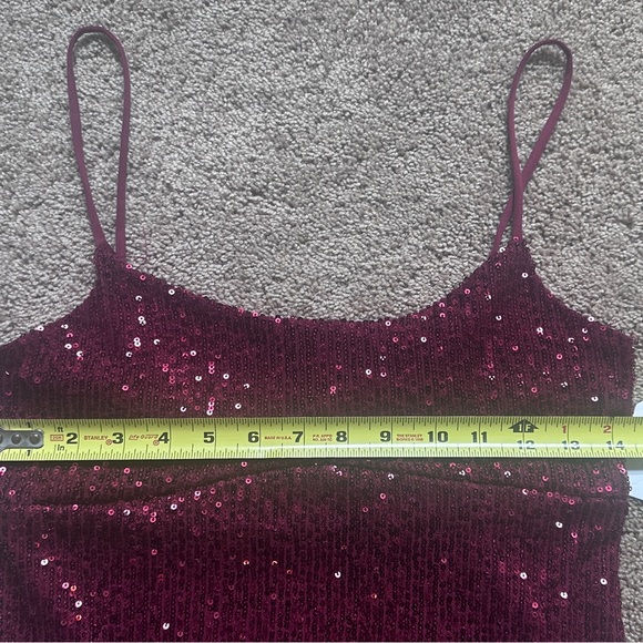 Altar’d State “Dorothy” Red Sequin Mini Dress – Medium, NWT - Picture 6 of 13